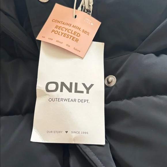 Only Black Quilted Jacket Dixie 2 in 1 - Picture 5 of 8